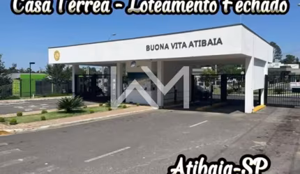 Excelente Casa Térrea no Condomínio fechado  Buona Vita  à venda em  Atibaia, SP