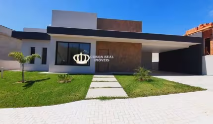 Casa de luxo à venda no Condomínio Terras de Santa Cruz em Bragança Paulista-SP: 3 quartos, 3 suítes, 2 salas, 4 banheiros, 4 vagas, 223m².