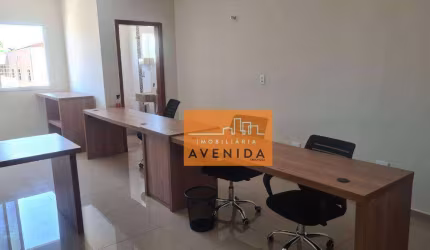 Sala Mobiliada para locação por R$ 2.980/mês - Nova Paulínia - Paulínia/SP