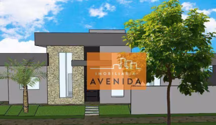 Casa com 3 dormitórios à venda, 122 m² por R$ 990.000,00 - Terras da Estância - Paulínia/SP