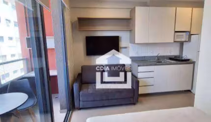 Studio com 1 dormitório e 1 banheiro. Localizado na Cerqueira César.