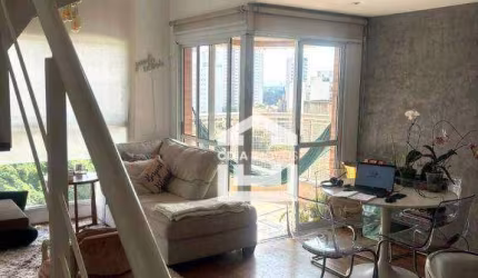 Apartamento Duplex com 1 dormitório para alugar, 62 m² por R$ 6.048,00/mês - Pinheiros - São Paulo/SP