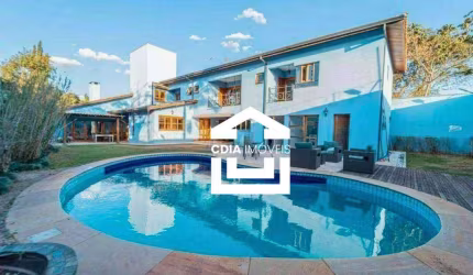 Casa com 4 dormitórios, 618 m² - venda por R$ 2.500.000 ou aluguel por R$ 15.750/mês - Granja Viana - Jardim Passargada A - Cotia/SP