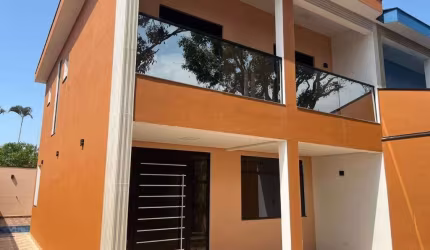 Sobrado com 3 dormitórios à venda, 126 m² por R$ 730.000,00 - Jardim Suarão - Itanhaem/SP