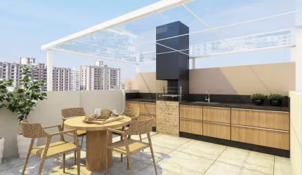 Cobertura com 2 dormitórios à venda, 44 m² por R$ 349.000 - Vila Luzita - Santo André/SP