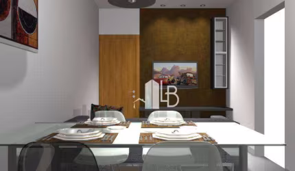 Apartamento com 2 dormitórios à venda, 63 m² por R$ 382.000,00 - Santa Mônica - Uberlândia/MG