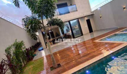 Casa alto padrão no bairro Portal do Vale com quatro quartos e área gourmet completa.