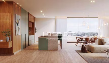 Apartamento com três suítes, três vagas soltas e elevador privativo.
