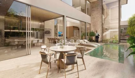 Casa alto padrão no Condomínio Terras Altas com quatro suítes e área gourmet.