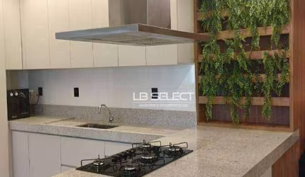 Apartamento alto padrão no bairro Tibery com três suítes e varanda gourmet.
