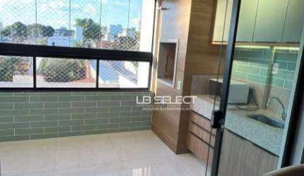 Apartamento no bairro Tibery com dois quartos, suíte com closet e varanda gourmet.