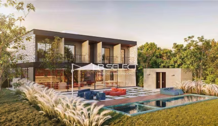 Casa no Condomínio Reserva do Lago com quatro suítes e varanda gourmet completa.