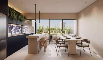 Apartamento com duas suíte e varanda gourmet.