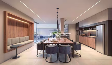 Apartamento no bairro Lídice com três suítes e varanda gourmet.