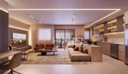 Apartamento no bairro Gávea com três suítes, a máster com closet e varanda gourmet.