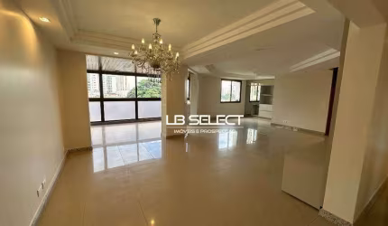 Apartamento com três suítes e varanda gourmet.