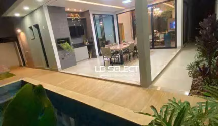Casa no Condomínio Splendido com três suítes e varanda goutmert completa.