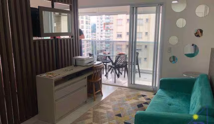 Apartamento com 1 dormitório à venda, 55 m² por R$ 750.000,00 - Brooklin - São Paulo/SP