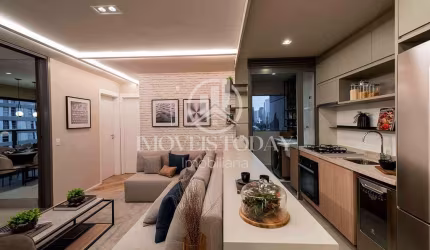 Apartamento no Brooklin, 76mts 2 suítes com lavabo 1 vaga prox Shopp Morumbi