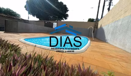 JARDIM NOVA ARARAQUARA CASA COM TRÊS DORMITÓRIOS ESPAÇO GOURMET E PISCINA