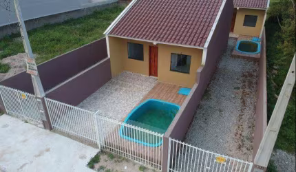 Casa para Venda em Matinhos, Balneário Guaciara, 2 dormitórios, 2 banheiros, 1 vaga