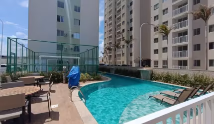 ALUGO Apartamento Mobiliado – 2 quartos, condomínio clube com lazer completo!
