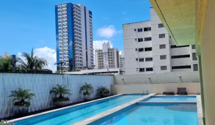 ALUGUEL apartamento 3 suítes + gabinete,  bairro Cocó - Praça Martins Dourado, lazer com piscina.