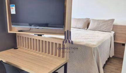 Apartamento com 1 dormitório para alugar, 26 m² por R$ 2.574,00/mês - Centro - Curitiba/PR