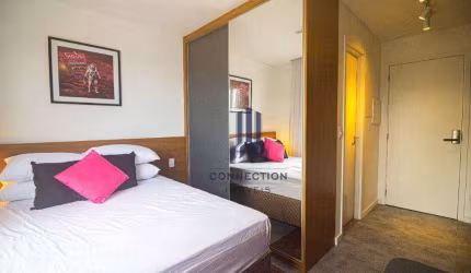 Studio com 1 dormitório para alugar, 18 m² por R$ 2.546,53/mês - Água Verde - Curitiba/PR