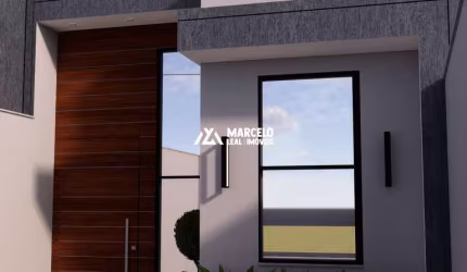 Casa 3 quartos no bairro Parque Real ,casa inteligente com fachada moderna !