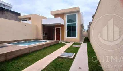 Casa 3 dormitórios para Venda em Rio das Ostras, VILAGE, 3 dormitórios, 1 suíte, 2 banheiros, 2 vagas