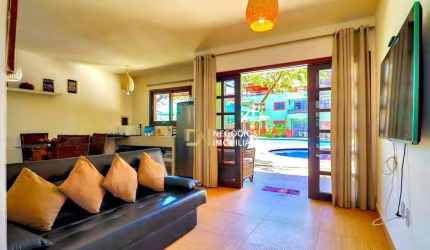 Apartamento Triplex com 2 suítes vista mar à venda, 108 m² por R$ 650.000 - Praia de Tibau - Tibau do Sul/RN
