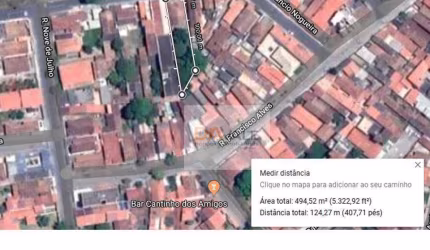 Terreno à venda, 505 m² por R$ 350.000,00 - Vila Santos - Caçapava/SP