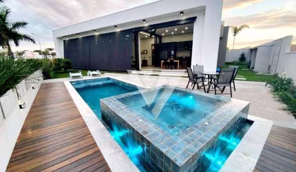 Casa com 3 dormitórios à venda, 277 m² por R$ 2.800.000,00 - Alphaville Nova Esplanada - Votorantim/SP