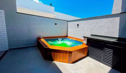 Casa com 3 quartos, sendo 1 suíte à venda, 111 m² por R$ 830.000 - Terras de São Francisco - Sorocaba/SP