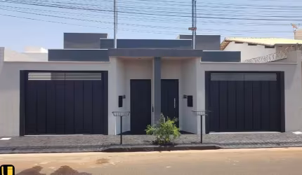 Casa com 3/4, Suíte e Área gourmet com Churrasqueira à venda no Vida Nova em Uberlândia!