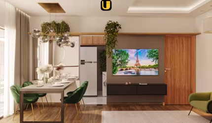 Apartamento à Venda com 2 quartos, suíte, 2 vagas, 64m2 e Varanda Gourmet no Roosevelt em Uberlândia