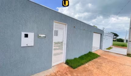Casa à venda em Uberlândia-MG: Residencial Fruta do Conde, 2 quartos, 1 suíte, 2 salas, 2 banheiros, 2 vagas, 71m².