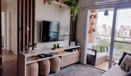 Apartamento à Venda, com 3 dormitórios, 1 suíte, 2 vagas, 83m², varanda Gourmet, Centro, São Bernardo do Campo