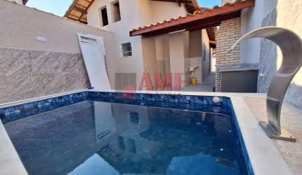 Casa com Piscina no Bopiranga em Itanhaém/SP