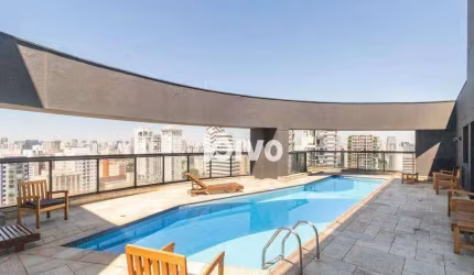 Flat com 1 quarto para alugar, 26 m² pacote por R$ 5.450/mês - Moema