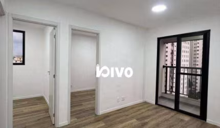 Apartamento com 2 dormitórios para alugar, 42 m² pacote por R$ 3.395/mês - Vila Mira