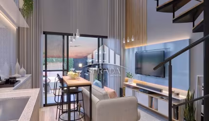 Loft com 1 quarto à venda na Rua Doutor Leão Mocellin, 390, Santa Felicidade, Curitiba, 30 m2 por R$ 391.900