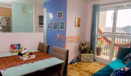 Apartamento com 3 dormitórios à venda, 60 m² por R$ 405.000,00 - Jardim Las Vegas - Guarulhos/SP