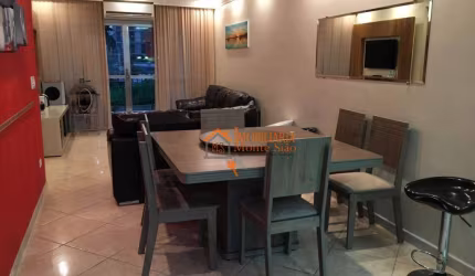 Apartamento com 3 dormitórios à venda, 60 m² por R$ 380.000,00 - Loteamento João Batista Julião - Guarujá/SP