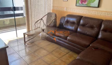 Apartamento com 3 dormitórios à venda, 159 m² por R$ 693.000,00 - Balneário Cidade Atlântica - Guarujá/SP