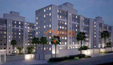 Apartamento com 2 dormitórios à venda, 47 m² por R$ 302.500,00 - Vila Rio de Janeiro - Guarulhos/SP