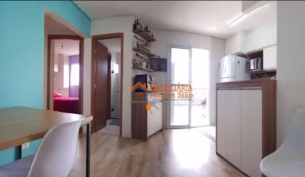Apartamento com 2 dormitórios à venda, 46 m² por R$ 380.000,00 - Vila Galvão - Guarulhos/SP