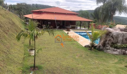Chácara com 3 dormitórios à venda, 2500 m² por R$ 950.000,00 - Ponte Alta - Guararema/SP