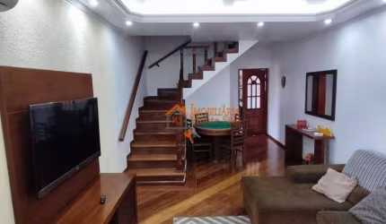 Sobrado com 3 dormitórios à venda, 198 m² por R$ 897.000,00 - Jardim Vila Galvão - Guarulhos/SP
